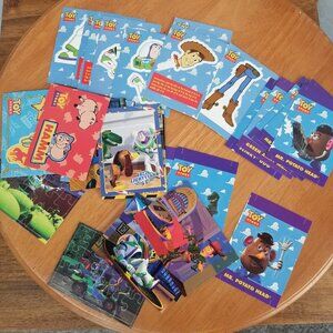 Original Toy Story Collectible Trading Cards Buzz Woody 1995 Disney 34 Pieces